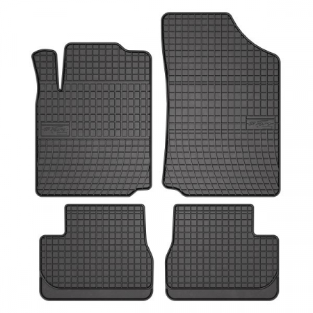 Covor podea FROGUM cauciuc, 4 buc. BASIC, fata/spate, set, culoare neagra, potrivit CITROEN C2, C3 I 02.02-, Liftback [0]