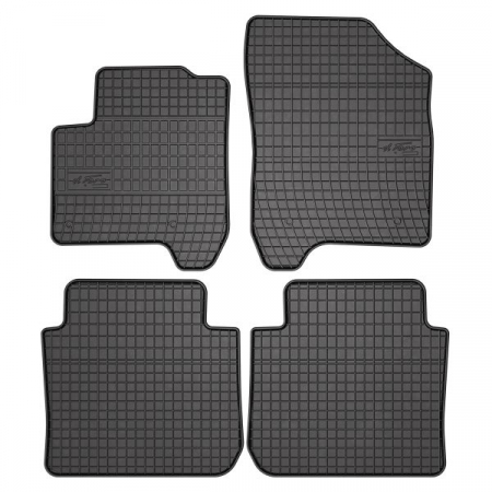 Covor podea FROGUM cauciuc, 4 buc. BASIC, fata/spate, set, culoare neagra, potrivit CITROEN C3 PICASSO 02.09-, Van [0]