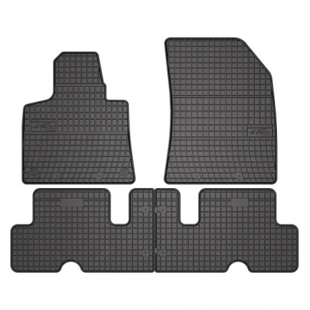 Covorase auto - Covor podea FROGUM cauciuc, 4 buc. BASIC, fata/spate, set, culoare neagra, potrivit CITROEN C4 PICASSO II 02.13-, Van