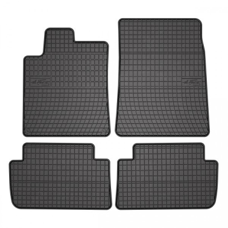 Covorase auto - Covor podea FROGUM cauciuc, 4 buc. BASIC, fata/spate, set, culoare neagra, potrivit CITROEN C5 I; PEUGEOT 407 06.01-12.10, Station wagon