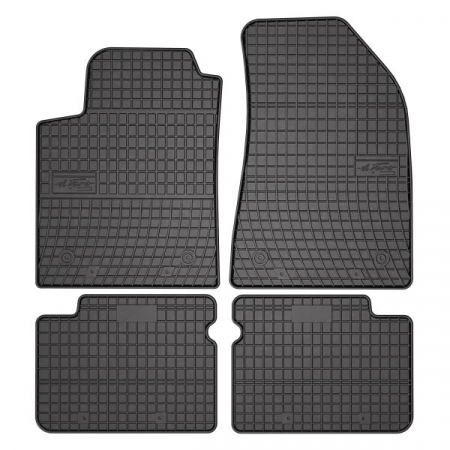 Covor podea FROGUM cauciuc, 4 buc. BASIC, fata/spate, set, culoare neagra, potrivit FIAT BRAVO II 11.06-12.14, Liftback [0]