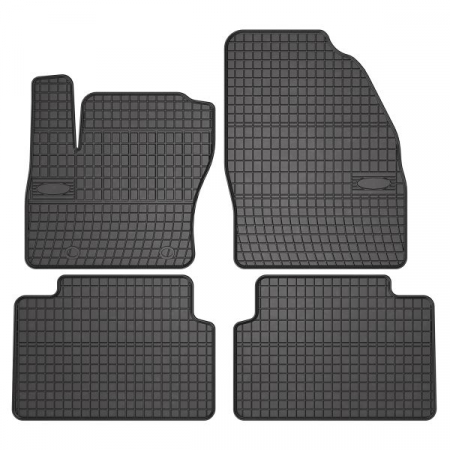 Covor podea FROGUM cauciuc, 4 buc. BASIC, fata/spate, set, culoare neagra, potrivit FORD KUGA I 02.08-11.12, SUV [0]