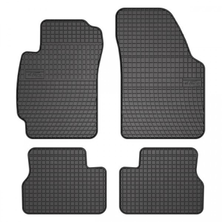 Covor podea FROGUM cauciuc, 4 buc. BASIC, fata/spate, set, culoare neagra, potrivit HONDA HR-V 03.99-, SUV [0]