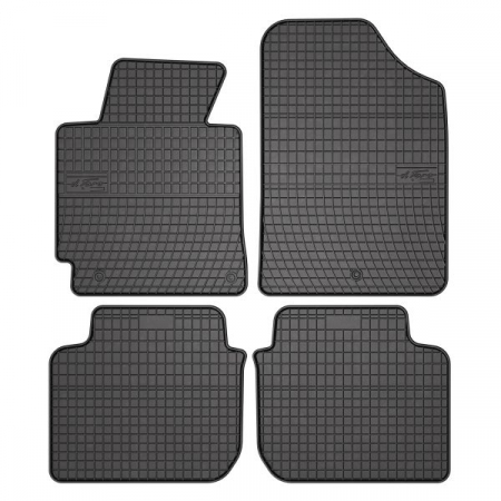 Covor podea FROGUM cauciuc, 4 buc. BASIC, fata/spate, set, culoare neagra, potrivit HYUNDAI ELANTRA V 09.10-12.16, Saloon [0]
