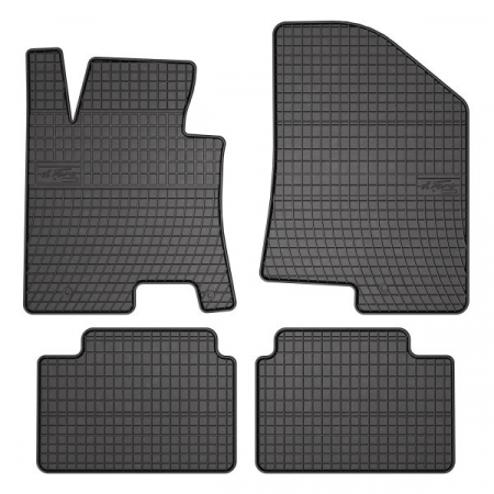 Covor podea FROGUM cauciuc, 4 buc. BASIC, fata/spate, set, culoare neagra, potrivit HYUNDAI I30 06.12-, Station wagon [0]