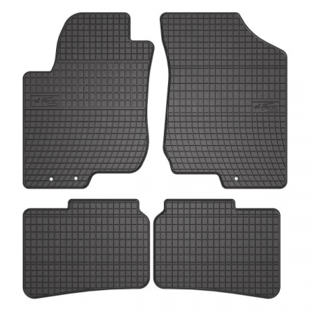 Covorase auto - Covor podea FROGUM cauciuc, 4 buc. BASIC, fata/spate, set, culoare neagra, potrivit HYUNDAI I30 10.07-06.12, Station wagon