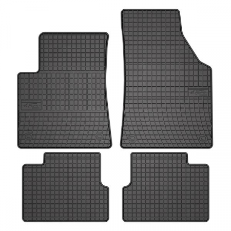 Covor podea FROGUM cauciuc, 4 buc. BASIC, fata/spate, set, culoare neagra, potrivit JEEP CHEROKEE 11.13-, SUV [0]