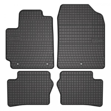 Covorase auto - Covor podea FROGUM cauciuc, 4 buc. BASIC, fata/spate, set, culoare neagra, potrivit KIA PICANTO III 03.17-, Hatchback