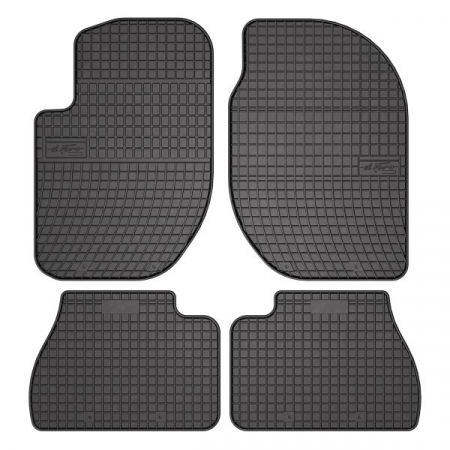 Covor podea FROGUM cauciuc, 4 buc. BASIC, fata/spate, set, culoare neagra, potrivit LAND ROVER FREELANDER I 02.98-10.06, SUV [0]