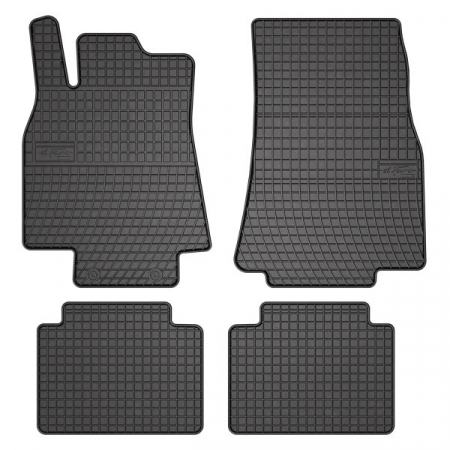 Covor podea FROGUM cauciuc, 4 buc. BASIC, fata/spate, set, culoare neagra, potrivit MERCEDES B SPORTS TOURER (W245) 03.05-11.11, Liftback [0]