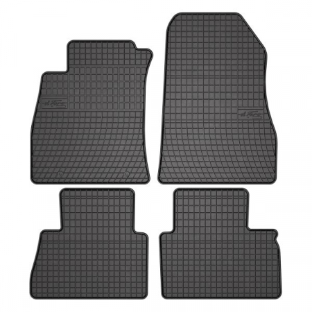 Covor podea FROGUM cauciuc, 4 buc. BASIC, fata/spate, set, culoare neagra, potrivit NISSAN JUKE 06.10-12.19, Liftback [0]