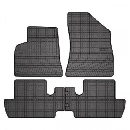 Covorase auto - Covor podea FROGUM cauciuc, 4 buc. BASIC, fata/spate, set, culoare neagra, potrivit PEUGEOT 3008 06.09-08.16, SUV