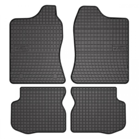 Covor podea FROGUM cauciuc, 4 buc. BASIC, fata/spate, set, culoare neagra, potrivit SUZUKI JIMNY 09.98-, SUV [0]