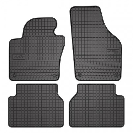 Accesorii auto - Covor podea FROGUM cauciuc, 4 buc. BASIC, fata/spate, set, culoare neagra, potrivit VW TIGUAN 09.07-07.18, SUV
