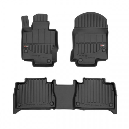 Covorase auto - Covor podea FROGUM TPE, 3 buc. proLine 3D, set, culoare neagra, potrivit MERCEDES GLE (C167) 11.19-03.23