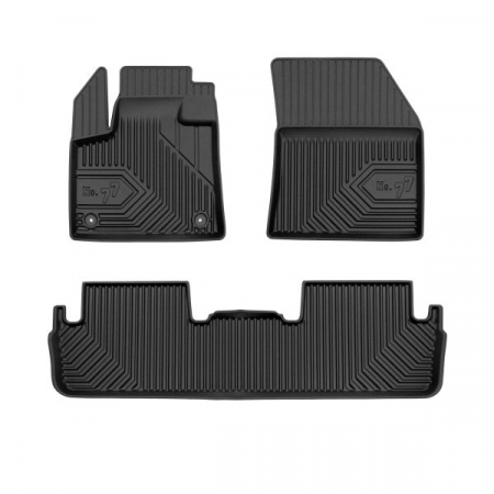 Accesorii auto - Covor podea FROGUM TPE, 4 buc. No. 77, fata/spate, set, culoare neagra, potrivit DS DS 7 09.17-