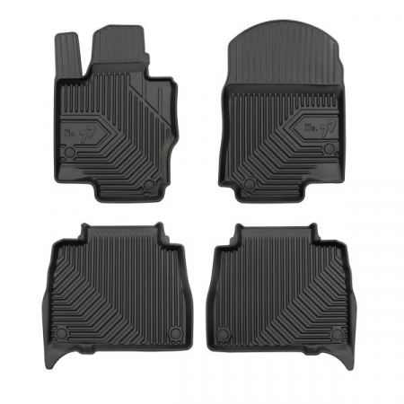 Accesorii auto - Covor podea FROGUM TPE, 4 buc. No. 77, fata/spate, set, culoare neagra, potrivit MERCEDES GLE (V167) 10.18-