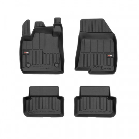 Accesorii auto - Covor podea FROGUM TPE, 4 buc. proLine 3D, fata/spate, set, culoare neagra, potrivit DACIA SANDERO III 01.21-, Hatchback, version: Standard