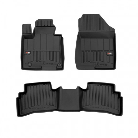 Accesorii auto - Covor podea FROGUM TPE, 4 buc. proLine 3D, fata/spate, set, culoare neagra, potrivit HYUNDAI TUCSON 11.20-, SUV, version: Standard, (does not fit / Hybrid)