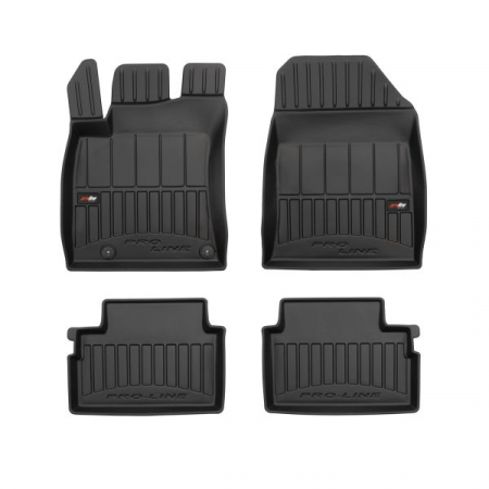 Accesorii auto - Covor podea FROGUM TPE, 4 buc. proLine 3D, fata/spate, set, culoare neagra, potrivit KIA XCEED 06.19-, Crossover