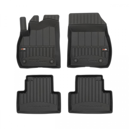 Accesorii auto - Covor podea FROGUM TPE, 4 buc. proLine 3D, fata/spate, set, culoare neagra, potrivit OPEL ZAFIRA C 10.11-, Minivan / Van