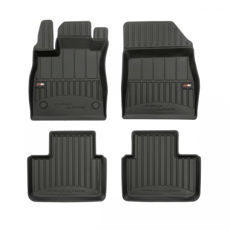 Accesorii auto - Covor podea FROGUM TPE, 4 buc. proLine 3D, fata/spate, set, culoare neagra, potrivit RENAULT TALISMAN 06.15-03.22, Saloon / Station wagon, (before lift)