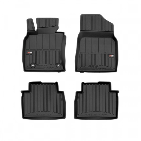 Accesorii auto - Covor podea FROGUM TPE, 4 buc. proLine 3D, fata/spate, set, culoare neagra, potrivit TOYOTA CAMRY 09.11-
