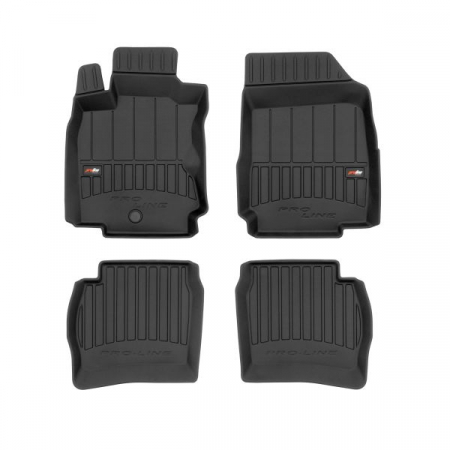 Accesorii auto - Covor podea FROGUM TPE, 4 buc. proLine 3D, set, culoare neagra, potrivit NISSAN NOTE 01.06-08.13, Minivan