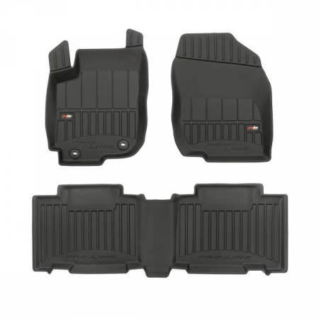 Accesorii auto - Covor podea FROGUM TPE, 4 buc. proLine 3D, set, culoare neagra, potrivit TOYOTA RAV 4 IV 12.12-09.19