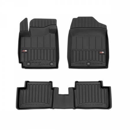 Accesorii auto - Covor podea FROGUM TPE proLine 3D, set, culoare neagra, potrivit KIA PICANTO III 03.17-