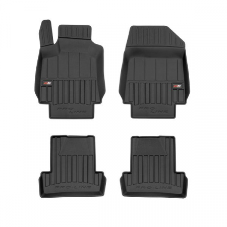 Accesorii auto - Covor podea FROGUM TPE proLine 3D, set, culoare neagra, potrivit RENAULT CLIO III, CLIO III/HATCHBACK 05.05-12.14