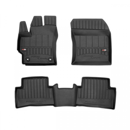 Accesorii auto - Covor podea FROGUM TPE proLine 3D, set, culoare neagra, potrivit TOYOTA COROLLA 10.18-