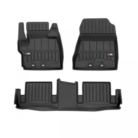 Accesorii auto - Covor podea FROGUM TPE proLine 3D, set, culoare neagra, potrivit TOYOTA IQ 01.09-12.15