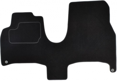 Covorase auto - Covor podea MAMMOOTH Velours, 1 buc., fata, set, culoare neagra, potrivit CITROEN C8 07.02-, Van, 5 places; 7 places