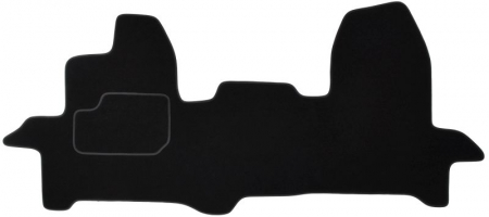 Covorase auto - Covor podea MAMMOOTH Velours, 1 buc., set, culoare neagra, potrivit FORD TRANSIT CUSTOM V362 09.12-12.23, Delivery van