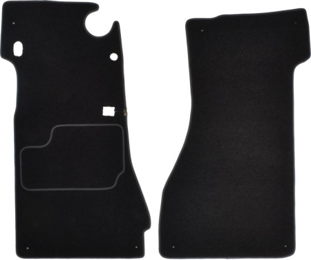 Accesorii auto - Covor podea MAMMOOTH Velours, 2 buc., fata, set, culoare neagra, Coupe