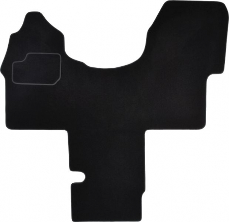 Accesorii auto - Covor podea MAMMOOTH Velours, 2 buc., fata, set, culoare neagra, potrivit MERCEDES SPRINTER 3,5-T (B906), SPRINTER 3-T (B906), SPRINTER 4,6-T (B906) 06.06-12.18, Delivery van, 2 places in the fata