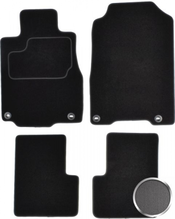 Accesorii auto - Covor podea MAMMOOTH Velours, 4 buc., fata/spate, set, culoare gri, potrivit HONDA CR-V IV 10.12-, Off-road / SUV, 5 places