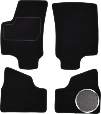 Accesorii auto - Covor podea MAMMOOTH Velours, 4 buc., fata/spate, set, culoare gri, potrivit OPEL ASTRA G, ASTRA G CLASSIC, ASTRA G/KOMBI 02.98-12.09, Saloon