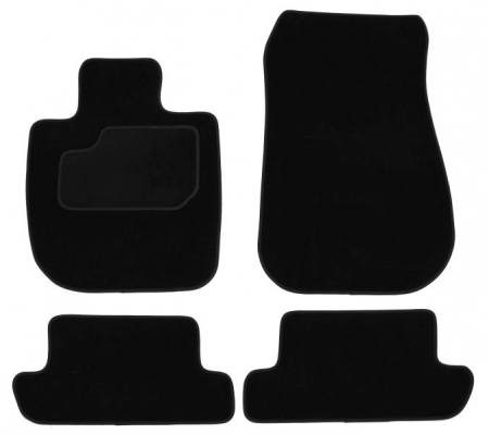 Accesorii auto - Covor podea MAMMOOTH Velours, 4 buc., fata/spate, set, culoare neagra, potrivit BMW 8 (G14, F91), 8 (G15, F92) 07.18-, Coupe