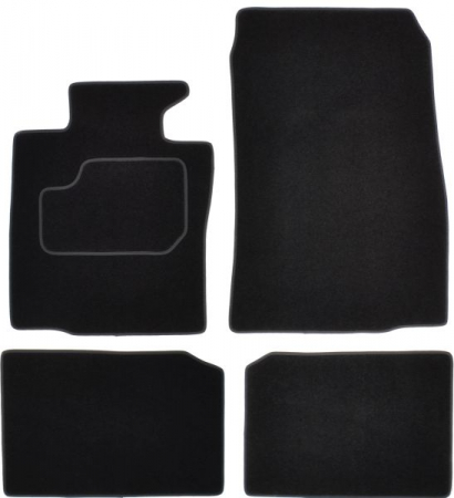 Covor podea MAMMOOTH Velours, 4 buc., fata/spate, set, culoare neagra, potrivit MINI COUNTRYMAN (R60) 08.10-10.16, Off-road / SUV