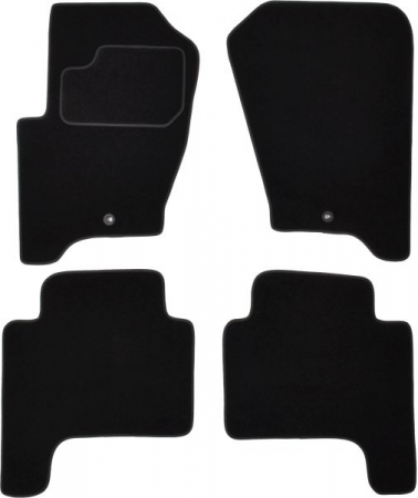 Covorase auto - Covor podea MAMMOOTH Velours, set, culoare neagra, potrivit LAND ROVER RANGE ROVER SPORT I 02.05-03.13, Off-road / SUV