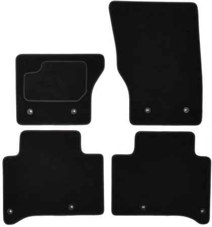 Covor podea MAMMOOTH Velours, set, culoare neagra, potrivit LAND ROVER RANGE ROVER SPORT II 04.13-, Off-road / SUV
