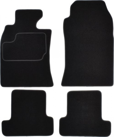 Accesorii auto - Covor podea MAMMOOTH Velours, set, culoare neagra, potrivit MINI (R52) 04.04-07.08, Cabriolet
