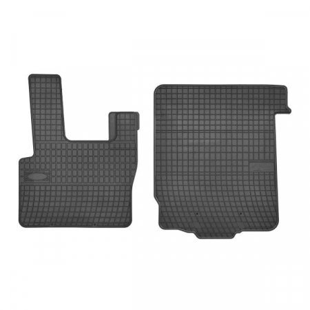 Covorase auto - Covorase auto (cauciuc, 2 bucati, culoare negru) DAF CF 65, CF 75, CF 85 intre 2001-2013