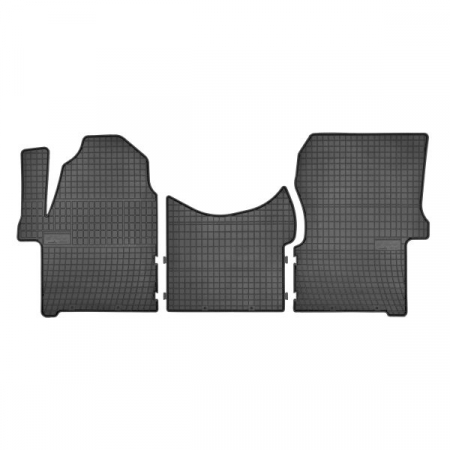Accesorii auto - Covorase auto (cauciuc, 3 bucati, culoare negru) MERCEDES SPRINTER 3,5-T (906), SPRINTER 3-T (906), SPRINTER 4,6-T (906), SPRINTER 5-T (906); VW CRAFTER 30-35, CRAFTER 30-50 dupa 2006