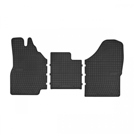 Accesorii auto - Covorase auto (fata, cauciuc, 3 bucati, culoare negru) IVECO DAILY LINE, DAILY TOURYS, DAILY VI dupa 2016  