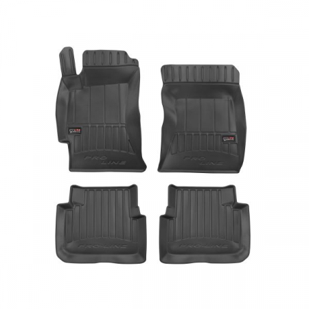 Covorase auto (fata, cauciuc, 4 bucati, culoare negru) SUBARU FORESTER dupa 2008 