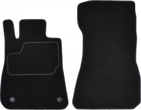 Accesorii auto - Covorase auto (fata, velur, 2 bucati, culoare negru, amg) MERCEDES SLS AMG (C197), SLS AMG (R197) dupa 2010 