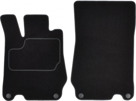 Accesorii auto - Covorase auto (fata, velur, 2 bucati, culoare negru) MERCEDES SL (R230) intre 2001-2012